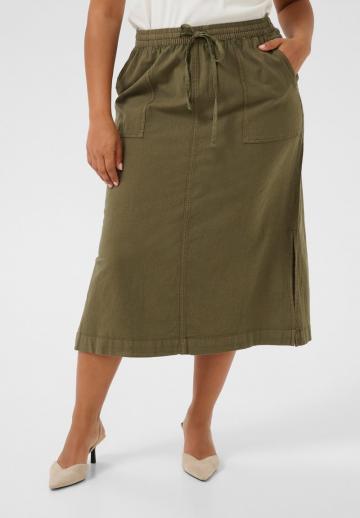 Юбка с накладными карманами