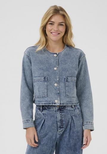 Джинсовая жилетка
