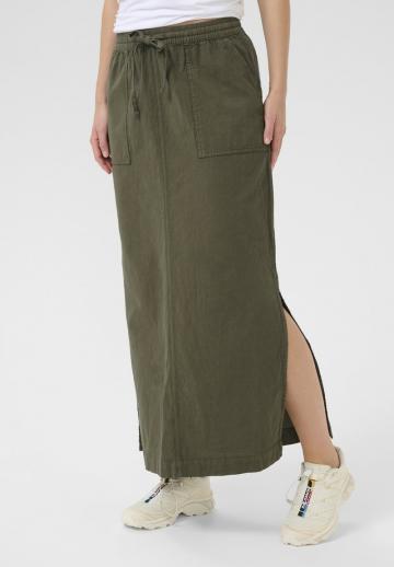 Юбка с накладными карманами