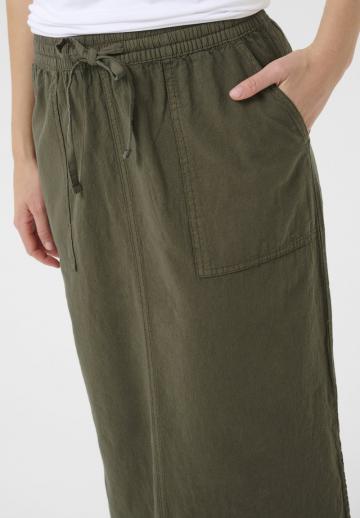 Юбка с накладными карманами