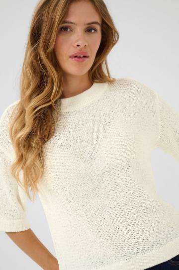 Пуловер с коротким рукавом