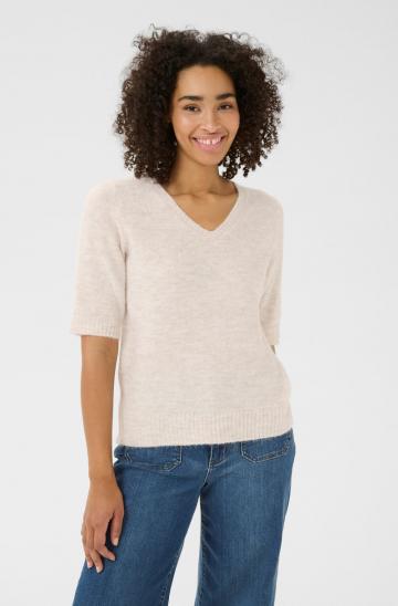 Пуловер с коротким рукавом