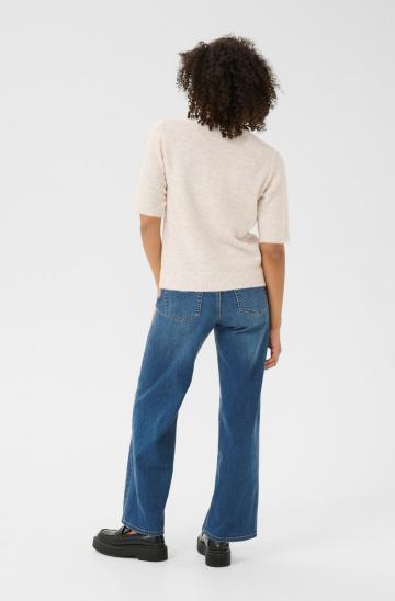 Пуловер с коротким рукавом