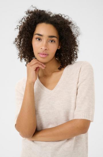 Пуловер с коротким рукавом