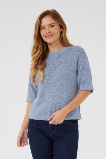 Пуловер с коротким рукавом