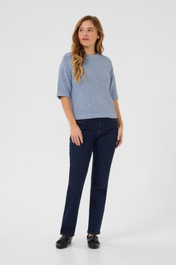 Пуловер с коротким рукавом