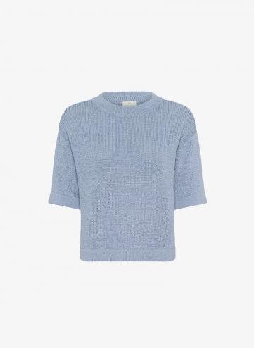 Пуловер с коротким рукавом