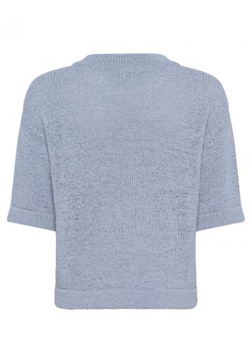 Пуловер с коротким рукавом