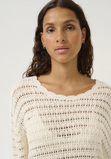 Длинный пуловер