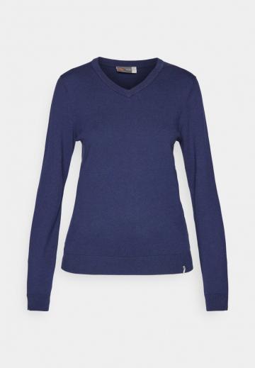 Пуловер с вырезом V