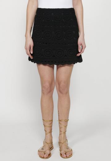 Юбка с воланами