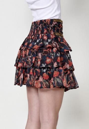 Юбка с воланами
