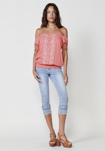 Топ на бретельках