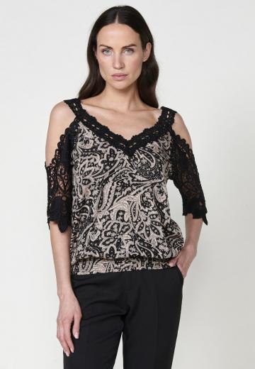 Кружевная блузка