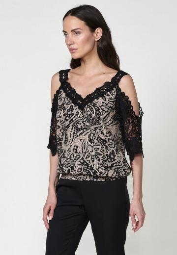 Кружевная блузка