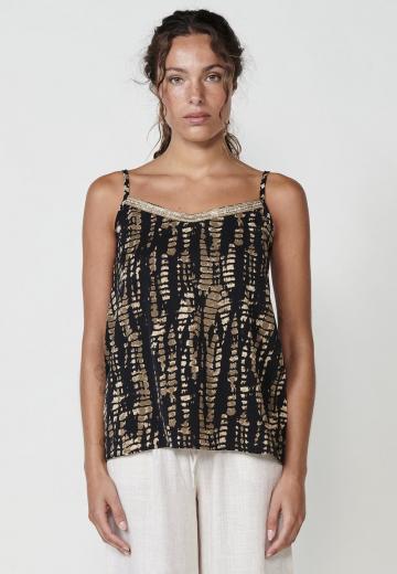 Топ на бретельках