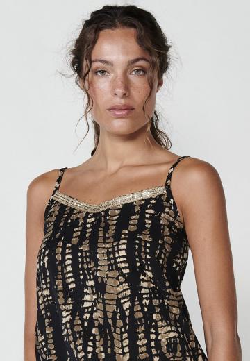 Топ на бретельках