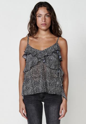 Топ на бретельках