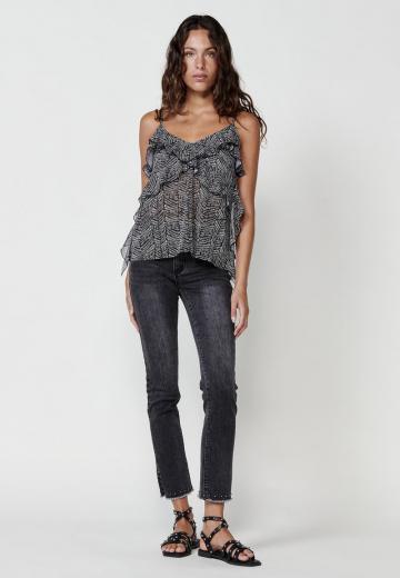 Топ на бретельках