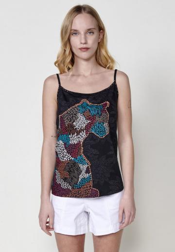 Топ на бретельках