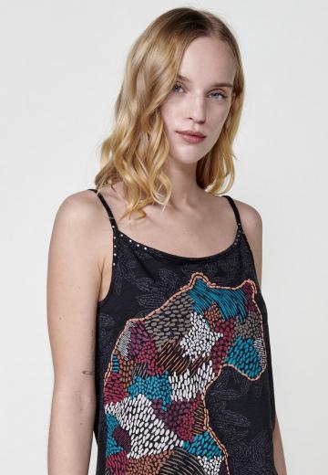 Топ на бретельках