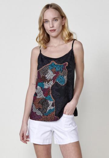 Топ на бретельках