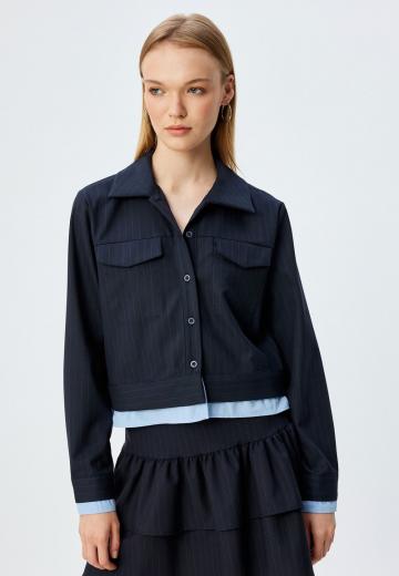 Джинсовая блузка