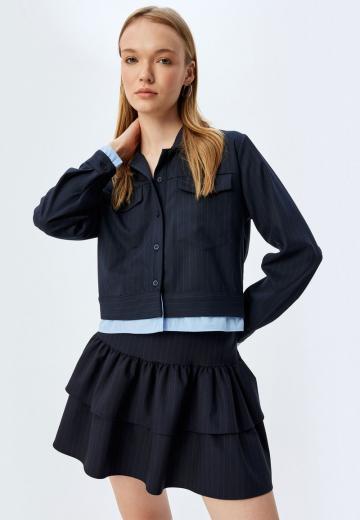 Джинсовая блузка