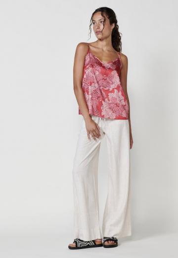 Атласная блузка