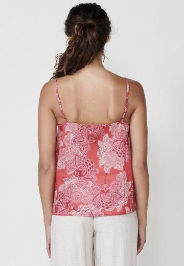 Атласная блузка