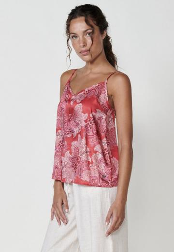 Атласная блузка