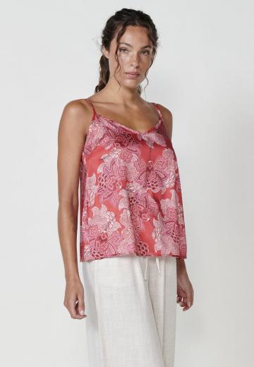 Атласная блузка