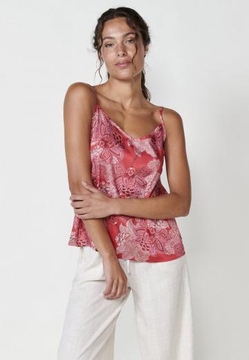 Атласная блузка