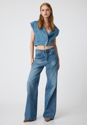 Джинсовая жилетка