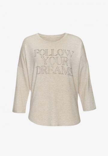 Майка с рукавом три четверти