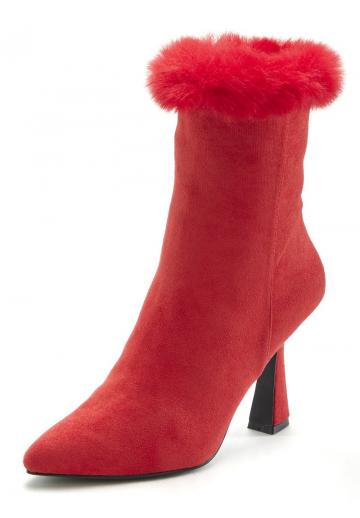 Полусапожки на высоком каблуке