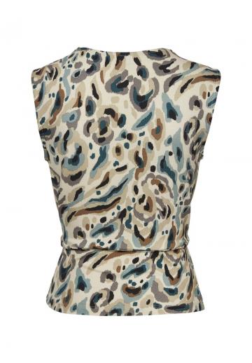 Блузка без рукавов