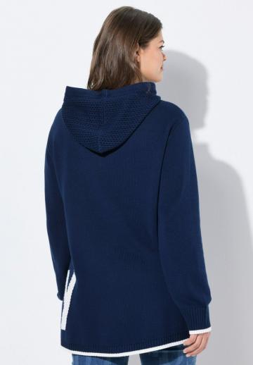 Пуловер с капюшоном