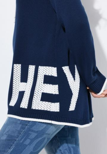 Пуловер с капюшоном