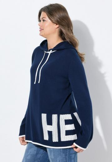 Пуловер с капюшоном