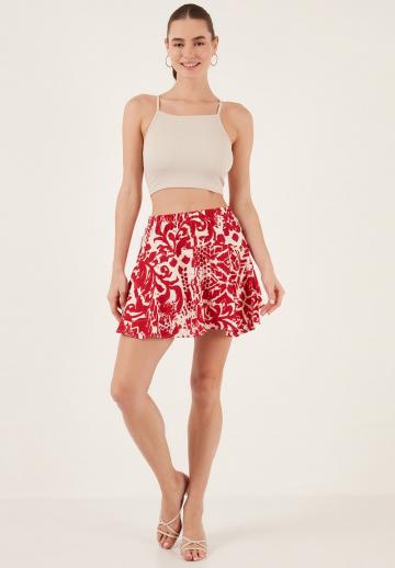 Юбка с воланами