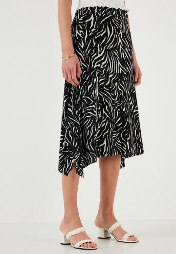 Юбка с воланами