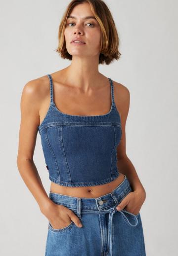 Топ на бретельках