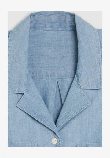 Джинсовая блузка