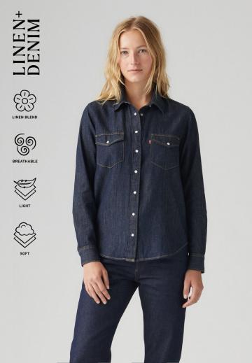 Джинсовая блузка