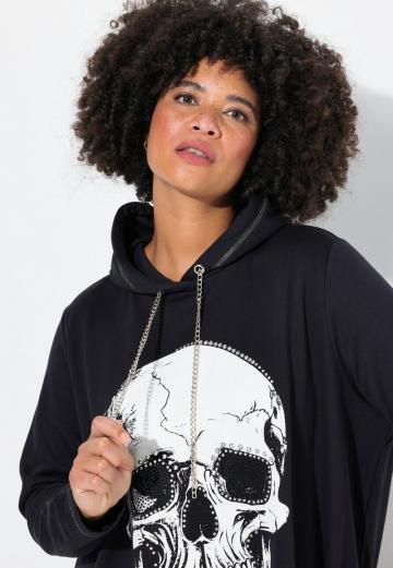 Пуловер с капюшоном