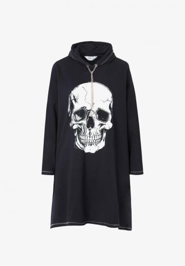 Пуловер с капюшоном