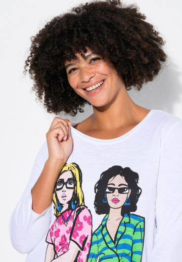 Майка с рукавом три четверти