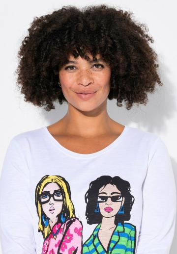 Майка с рукавом три четверти