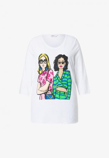 Майка с рукавом три четверти